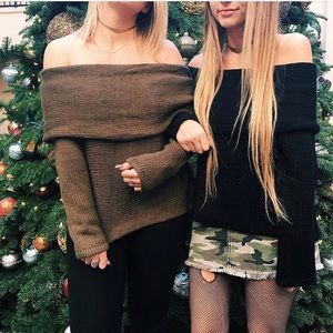 Lf off the shoulder sweater